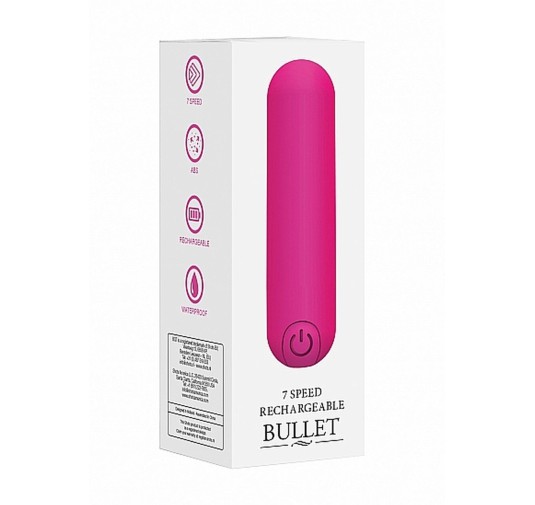 10 Speed Rechargeable Bullet - Pink